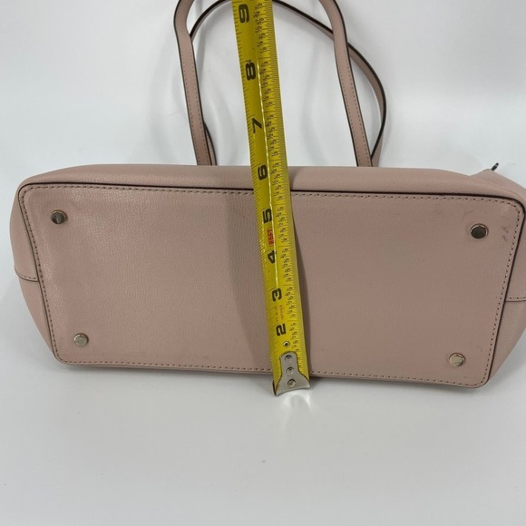 Kate Spade Adel Shoulder Handbag Tote Refined Grain Leather Warm Beige - Picture 12 of 13